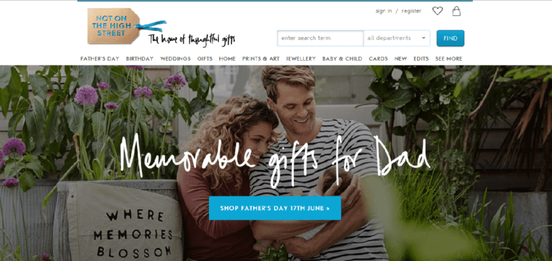 Notonthethighstreet e-commerce director steps down