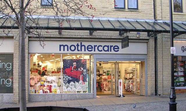 Mothercare revenues down 13% in half-year results