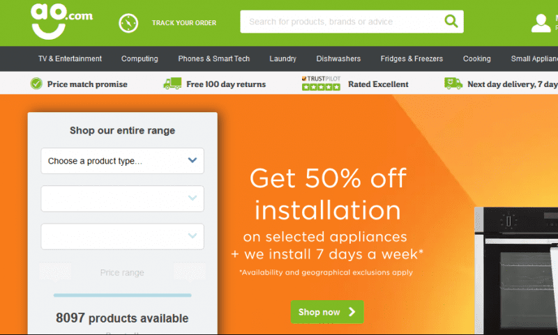 AO announces £15m of stockpiling ahead of Brexit