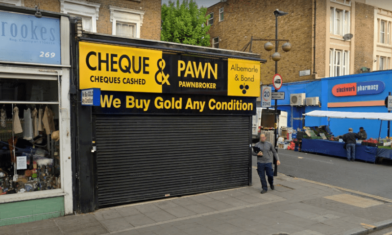 A&B Pawnbrokers and Herbert Brown shutters UK stores