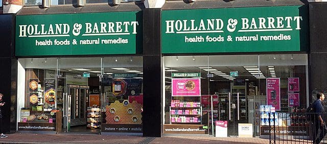 Holland & Barrett to close stores on Boxing Day