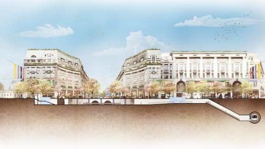 Oxford Circus to be transformed into ‘pedestrian piazzas’