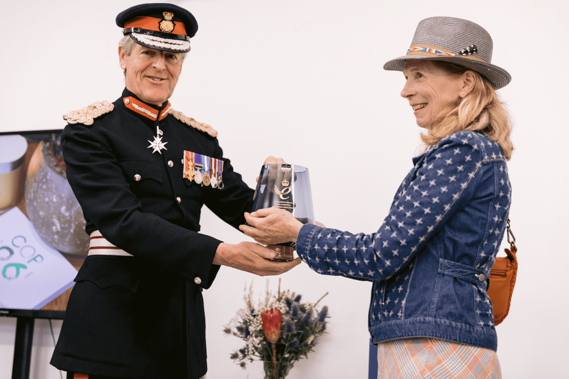 St. Eval receives Queen’s Award from Lord Lieutenant of Cornwall at factory opening
