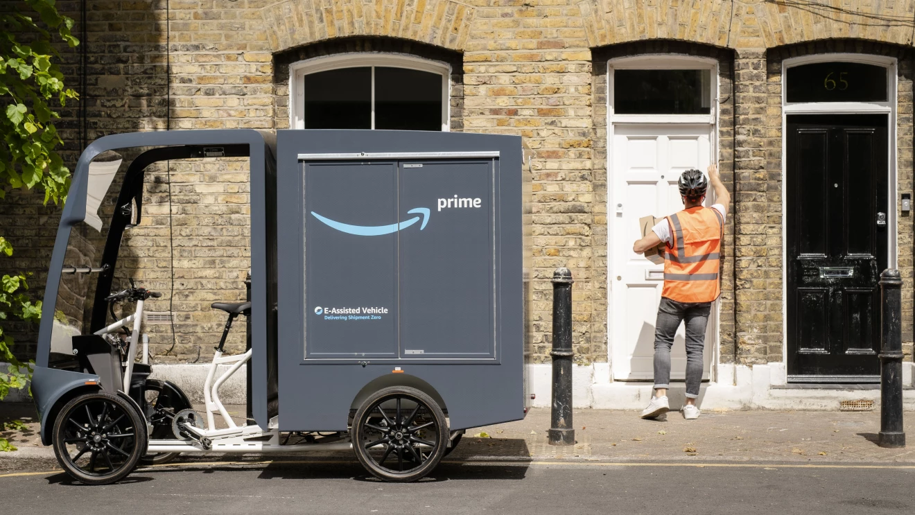 Amazon launches first UK fleet of e-cargo bikes