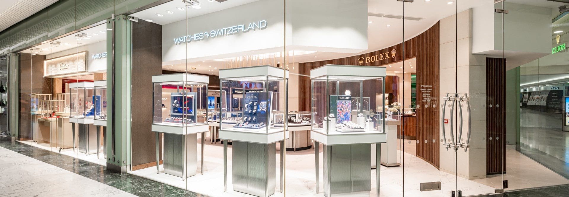 Watches of Switzerland expands Canary Wharf showroom