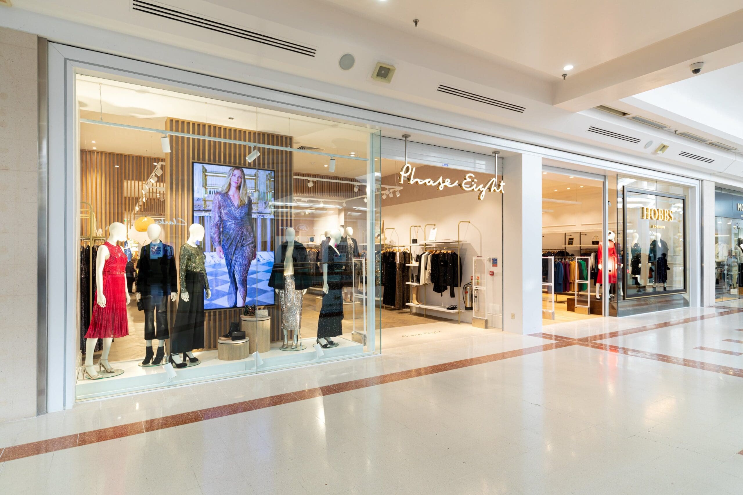 Phase Eight and Hobbs open upsized store at Merry Hill