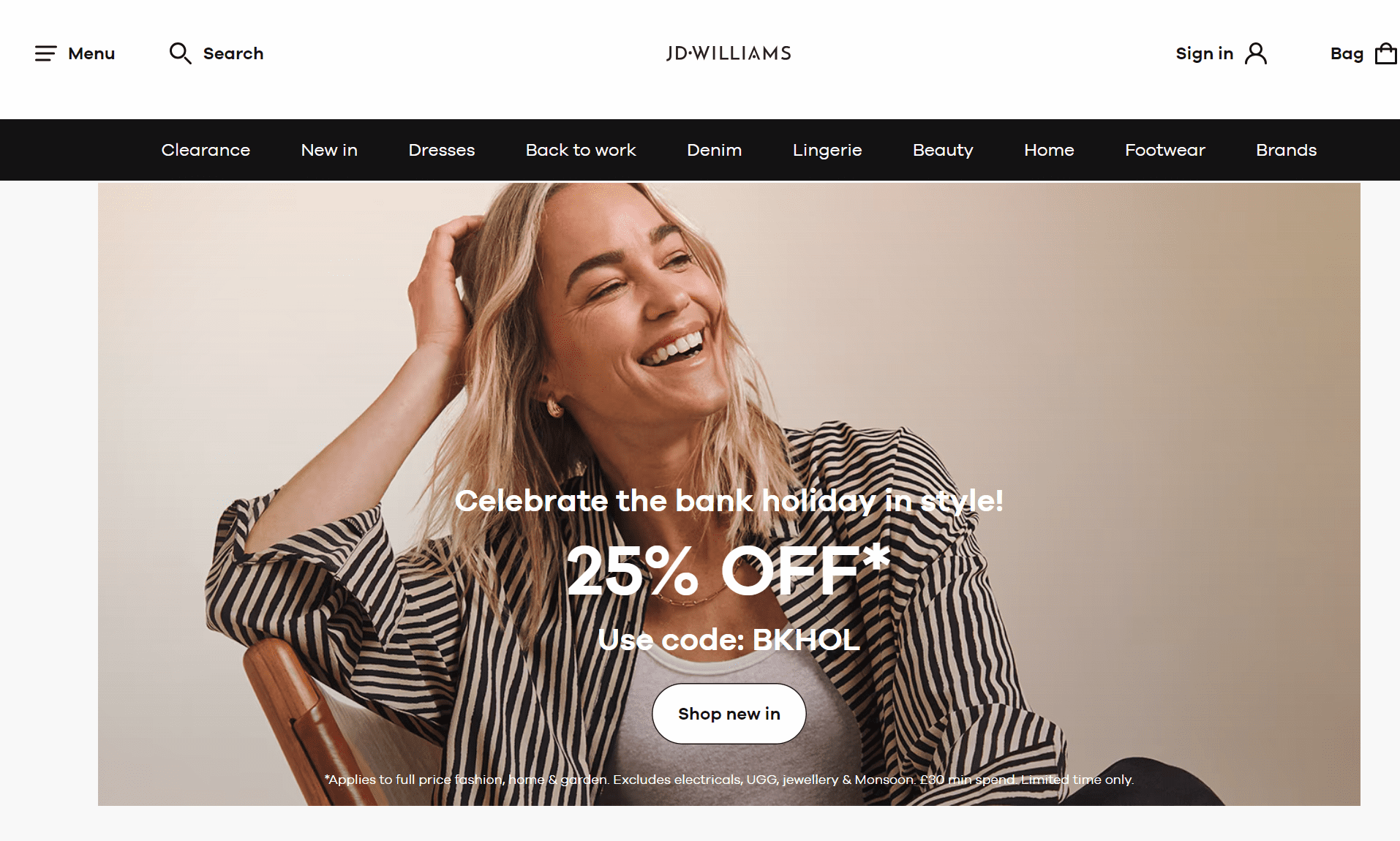 N Brown completes website roll out for its three strategic brands