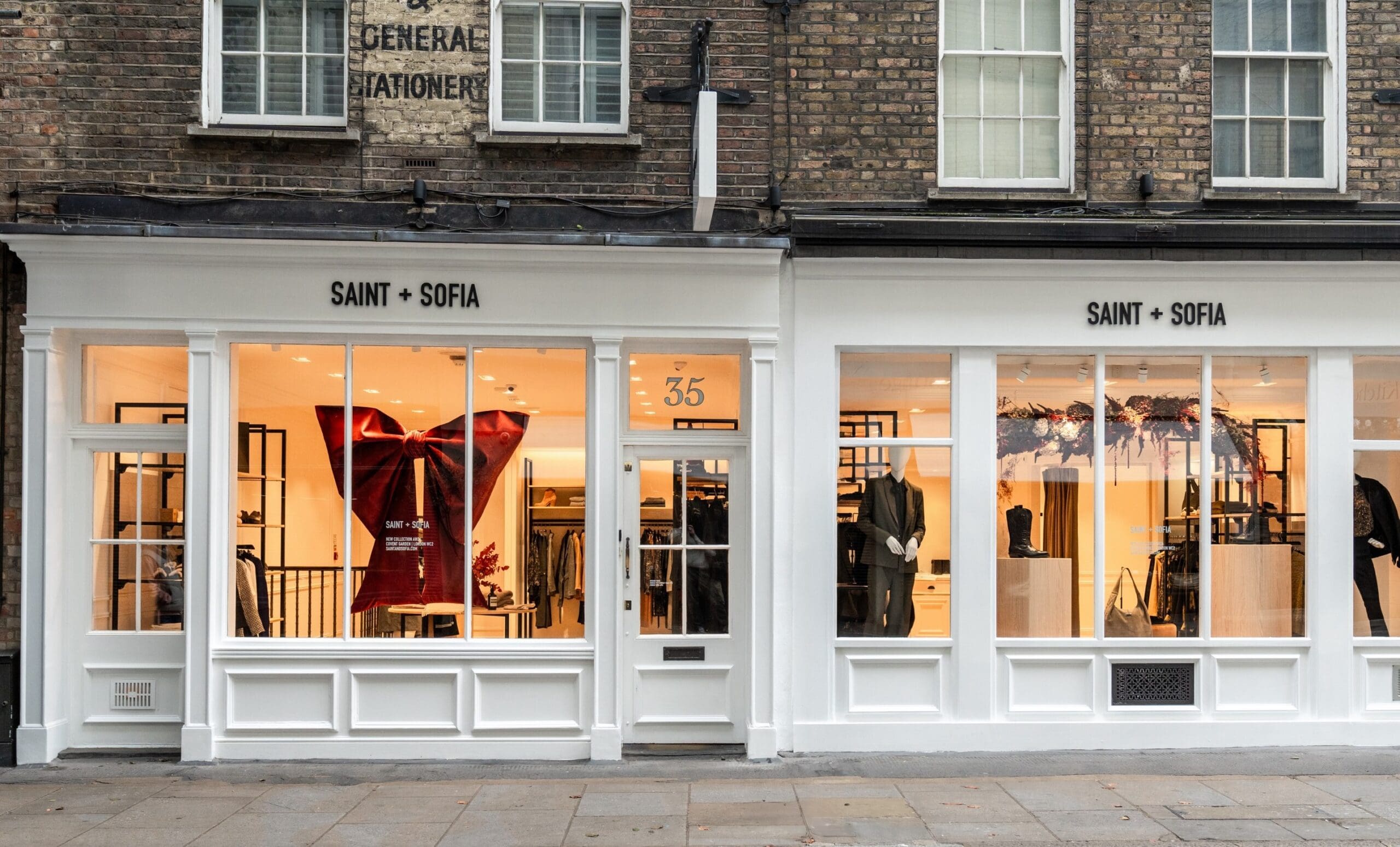 Saint + Sofia opens first physical store in Covent Garden