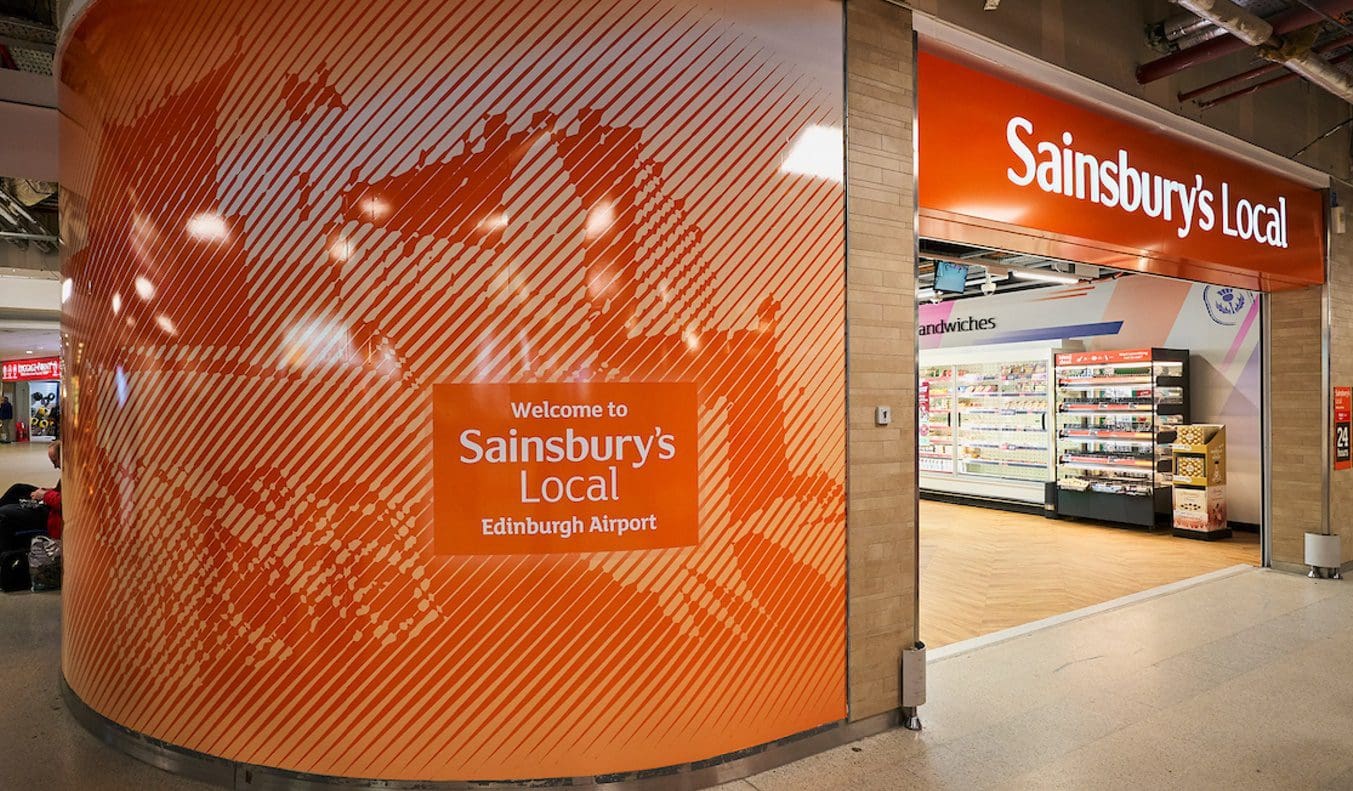 Sainsbury’s opens first ever airport store in Edinburgh