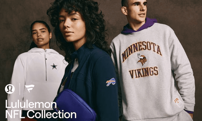 Lululemon and NFL launch first licensed apparel collection