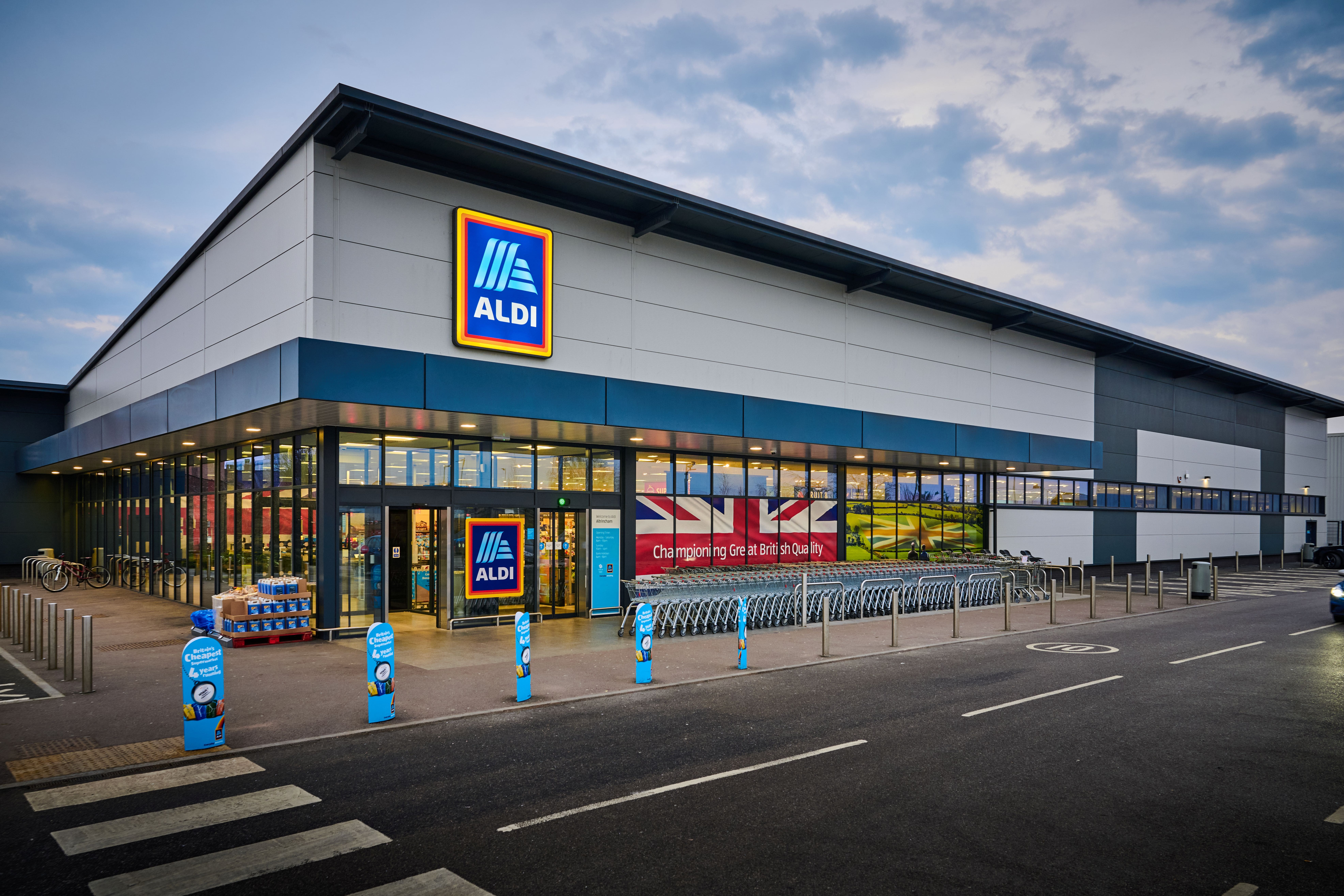 Aldi to open five stores in 24 hours as part of UK expansion